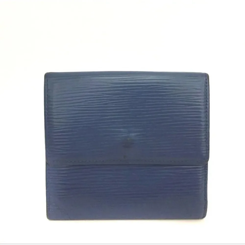Authentic Louis Vuitton Epi Porte Credit Leather Trifold Wallet /1F8049. MI0984.